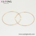 97429 xuping moda multicolor gran círculo forma encantos señoras pendientes de aro